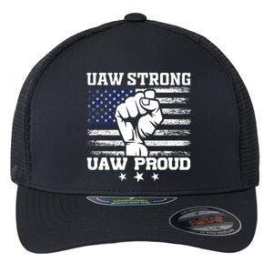 UAW Strong Solidarity UAW Proud Union UAW Laborer Worker UAW Strike Flexfit Unipanel Trucker Cap