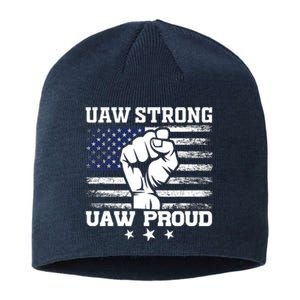 UAW Strong Solidarity UAW Proud Union UAW Laborer Worker UAW Strike Sustainable Beanie