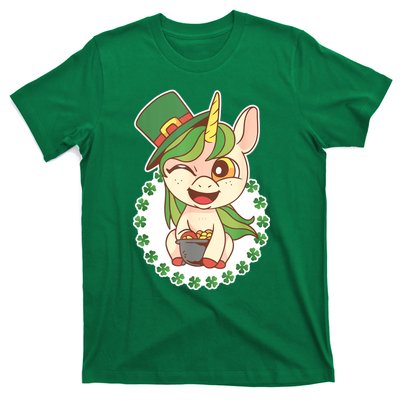 Unicorn Shamrock St Patrick's Day T-Shirt