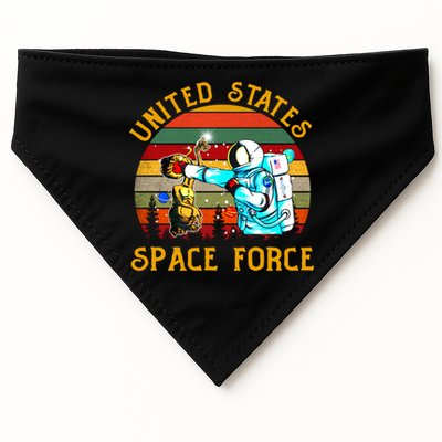 United States Space Force Vintage Funny USA-Made Doggie Bandana