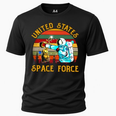 United States Space Force Vintage Funny Performance Shirt