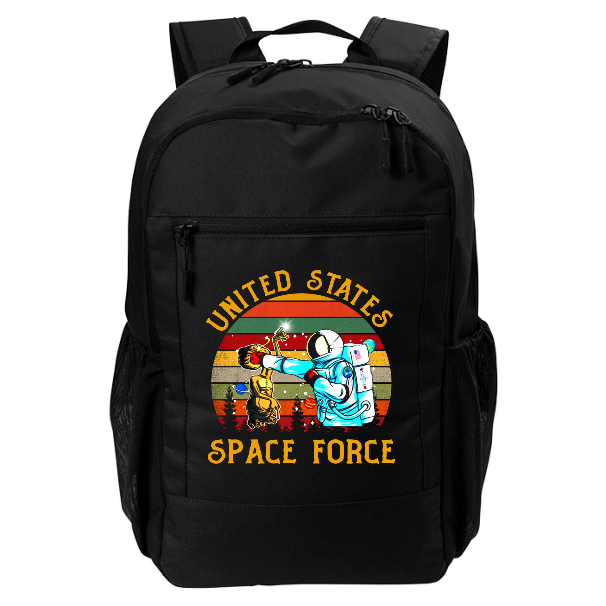 United States Space Force Vintage Funny Backpack