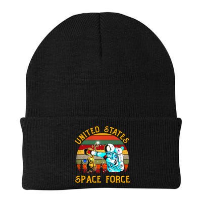 United States Space Force Vintage Funny Beanie