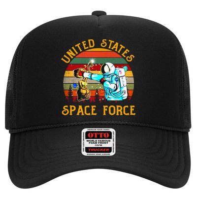 United States Space Force Vintage Funny Trucker Hat