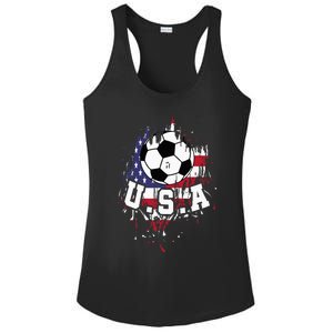 United States Soccer American Football USA Futbol Ladies PosiCharge Competitor Racerback Tank