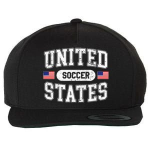 United States Soccer Wool Snapback Cap