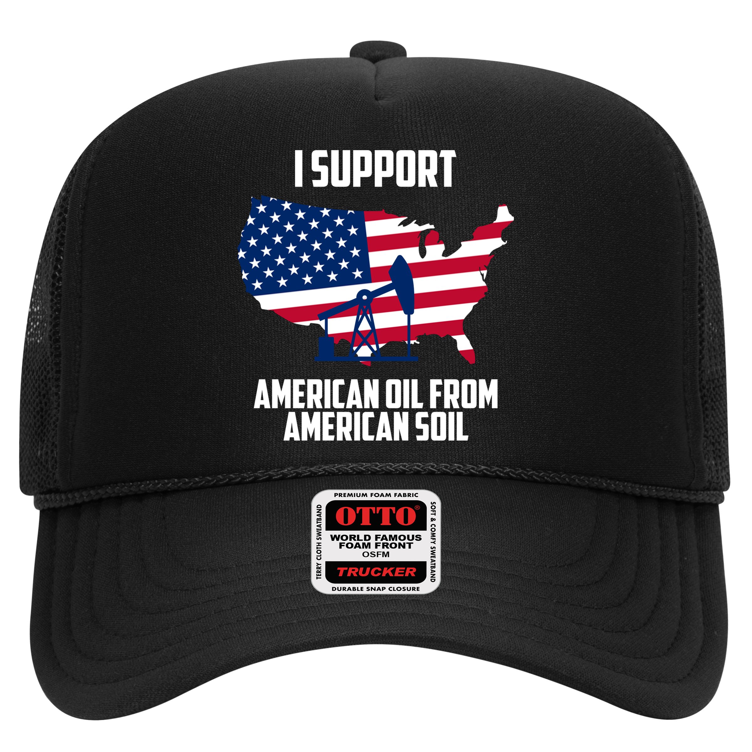 United States Support American Oil From American Soil Hat