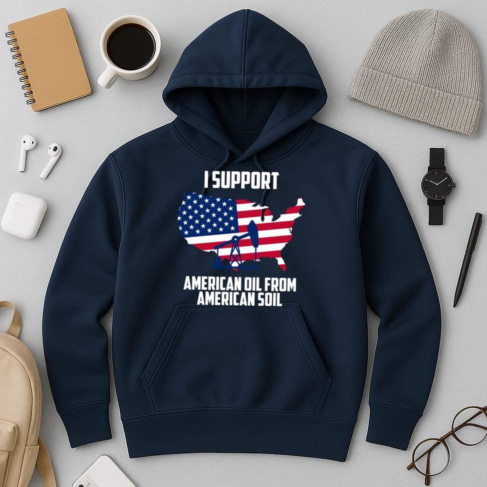 United States Support American Oil From American Soil Hoodie