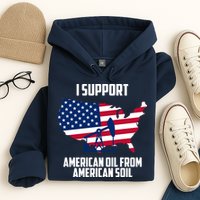 United States Support American Oil From American Soil Hoodie