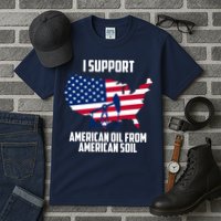 United States Support American Oil From American Soil Tall T-Shirt