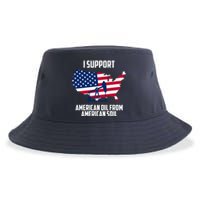 United States Support American Oil From American Soil Sustainable Bucket Hat