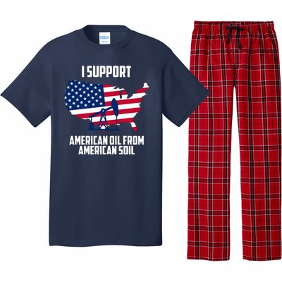 United States Support American Oil From American Soil Pajama Set