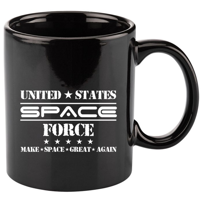 United States Space Force 11oz C Handle Ceramic Mug