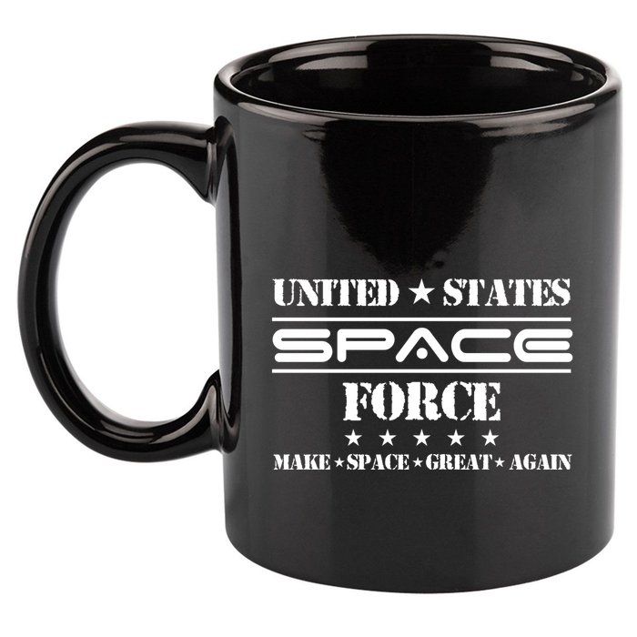 United States Space Force 11oz C Handle Ceramic Mug
