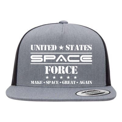 United States Space Force Flat Bill Trucker Hat