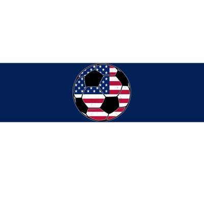 United States Soccer Ball Sport Vintage Bumper Sticker