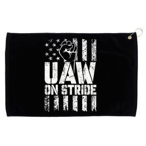 UAW Strong Solidarity UAW Proud Union UAW Laborer Worker Grommeted Golf Towel