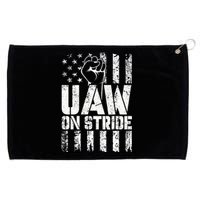 UAW Strong Solidarity UAW Proud Union UAW Laborer Worker Grommeted Golf Towel