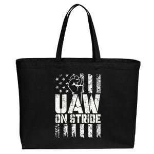 UAW Strong Solidarity UAW Proud Union UAW Laborer Worker Cotton Canvas Jumbo Tote