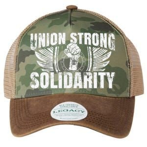 Union Strong Solidarity UAW Worker Laborer Legacy Tie Dye Trucker Hat