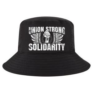 Union Strong Solidarity UAW Worker Laborer Cool Comfort Performance Bucket Hat