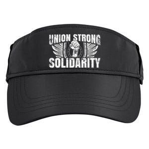 Union Strong Solidarity UAW Worker Laborer Adult Drive Performance Visor