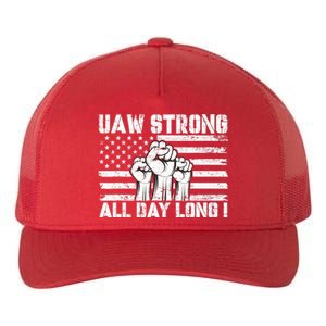 Uaw Strong Solidarity Uaw Proud Union Uaw Laborer Worker Yupoong Adult 5-Panel Trucker Hat