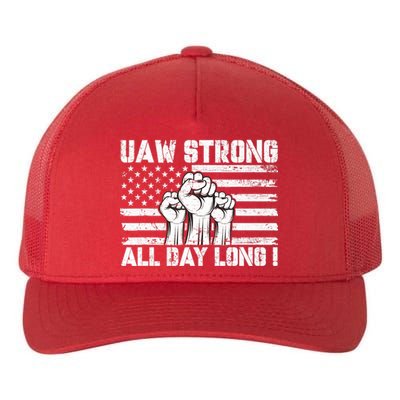 Uaw Strong Solidarity Uaw Proud Union Uaw Laborer Worker Yupoong Adult 5-Panel Trucker Hat