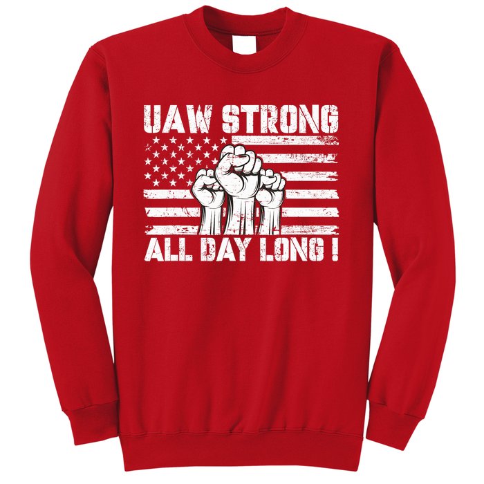 Uaw Strong Solidarity Uaw Proud Union Uaw Laborer Worker Sweatshirt