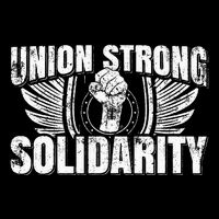 Union Strong Solidarity UAW Worker Laborer Impact Tech Backpack