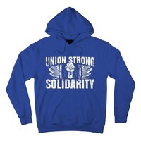 Union Strong Solidarity UAW Worker Laborer Hoodie