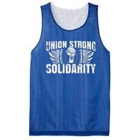 Union Strong Solidarity UAW Worker Laborer Mesh Reversible Basketball Jersey Tank