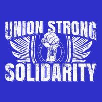 Union Strong Solidarity UAW Worker Laborer Tall Hoodie