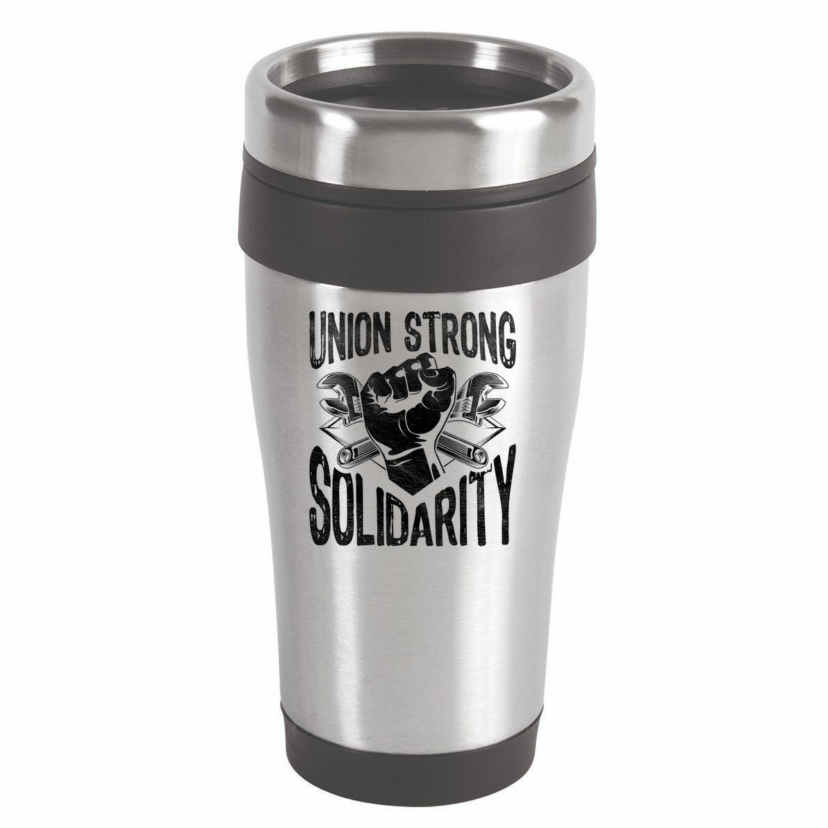 Union Strong Solidarity Labor Day Worker Proud Laborer Gift 16oz Travel Tumbler