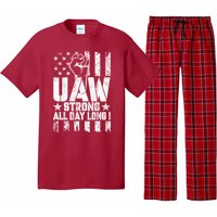 UAW Strong Solidarity UAW Proud Union UAW Laborer Worker Pajama Set