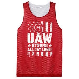 UAW Strong Solidarity UAW Proud Union UAW Laborer Worker Mesh Reversible Basketball Jersey Tank