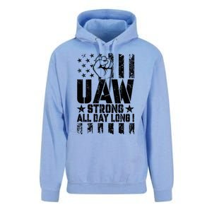 UAW Strong Solidarity UAW Proud Union UAW Laborer Worker Unisex Surf Hoodie