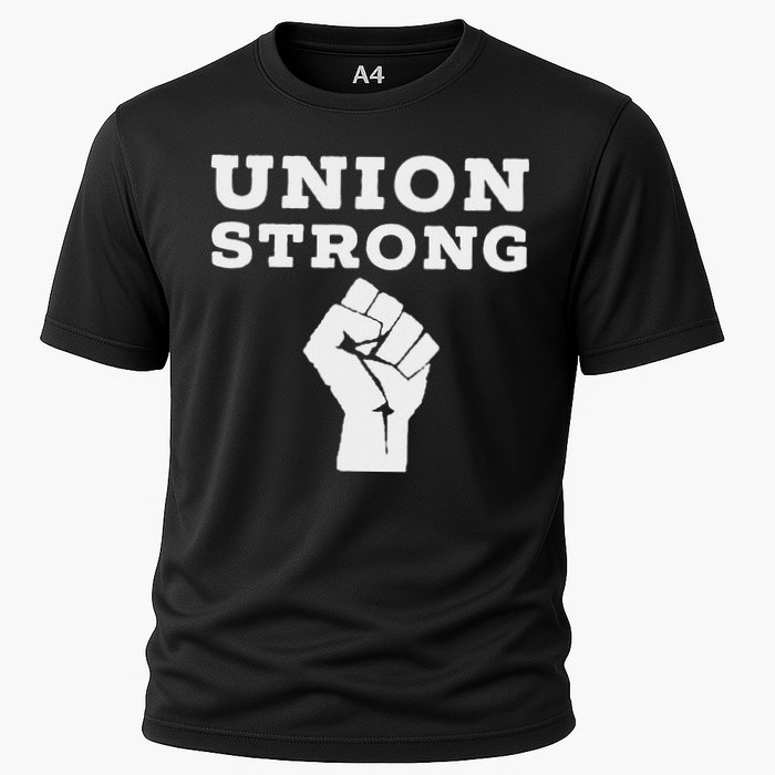Union Strong Solidarity Fist Cooling Performance Crew T-Shirt
