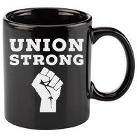 Union Strong Solidarity Fist 11oz C Handle Ceramic Mug
