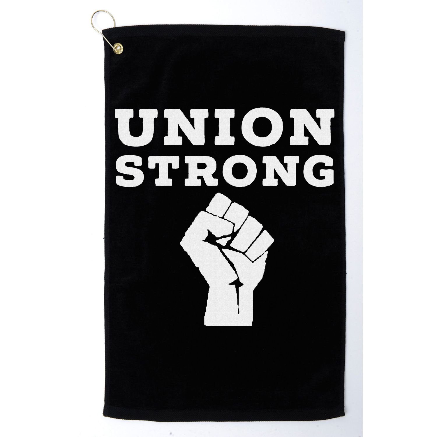 Union Strong Solidarity Fist Golf Towel