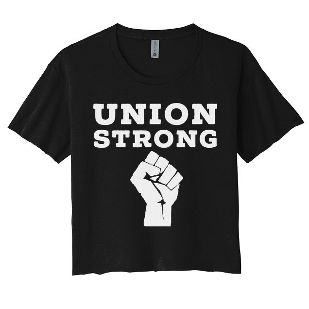 Union Strong Solidarity Fist Crop Top