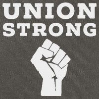 Union Strong Solidarity Fist Cotton Canvas Backpack