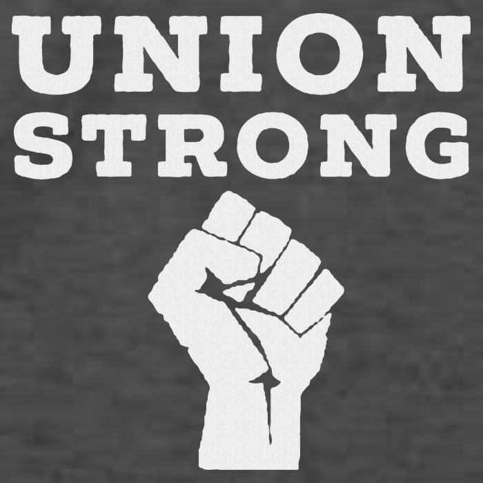 Union Strong Solidarity Fist Vector Backpack