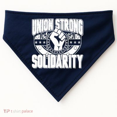 Union Strong Solidarity USA-Made Doggie Bandana