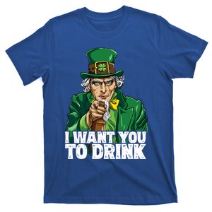 Uncle Sam St Patricks Day I Want You To Leprechaun Gift T-Shirt