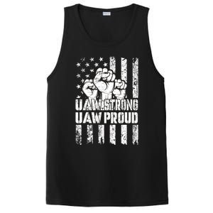 UAW Strong Solidarity UAW Proud Union UAW Laborer Worker PosiCharge Competitor Tank