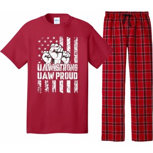 UAW Strong Solidarity UAW Proud Union UAW Laborer Worker Pajama Set