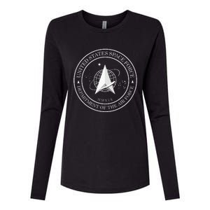 United States Space Force Womens Cotton Relaxed Long Sleeve T-Shirt