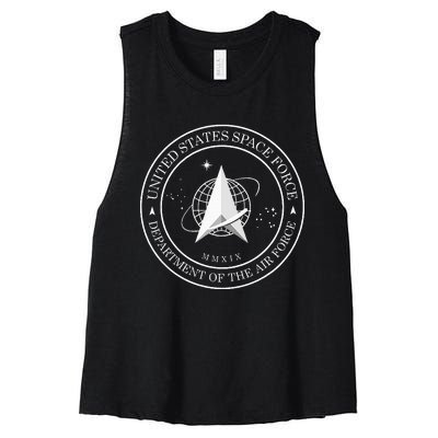 United States Space Force Women's Racerback Cropped Tank