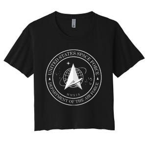 United States Space Force Women's Crop Top Tee